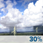 This Afternoon: A chance of showers and thunderstorms after 4pm. Mostly sunny, with a high near 93. Heat index values as high as 106. Southeast wind around 14 mph, with gusts as high as 21 mph. Chance of precipitation is 30%. This Afternoon: Chance Showers And Thunderstorms